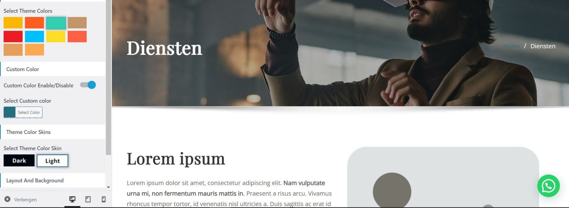 een lorem ipsum website